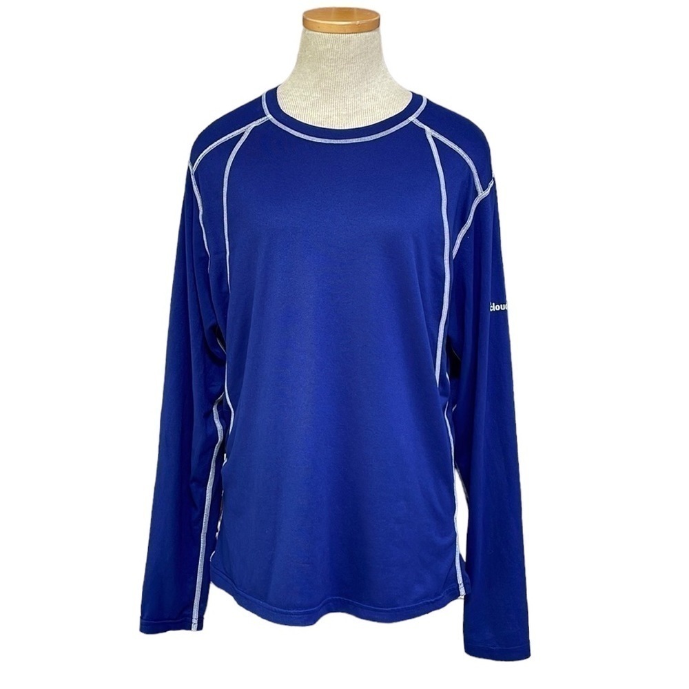 Cloudveil Long Sleeve Shirt Top Blue Size Medium M